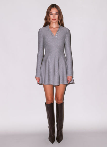 Henley Flared Corset Dress