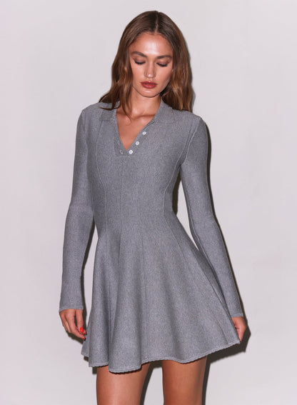 Henley Flared Corset Dress