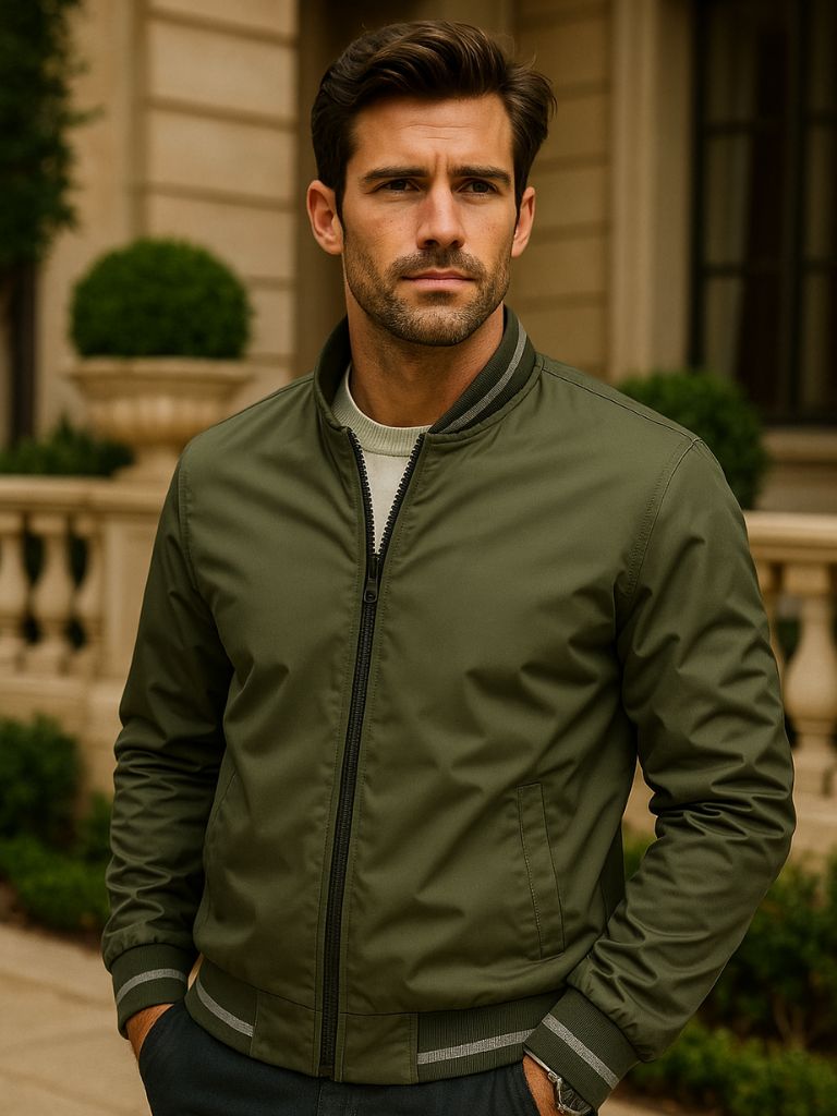 Casual Baseball Bomber Jacket